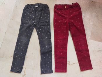 Jeans velours T.5/6A