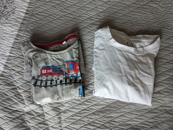 Lot de 2 tee shirts manches longues