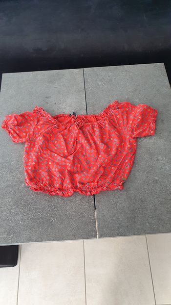 Haut court rouge Liberto en 38