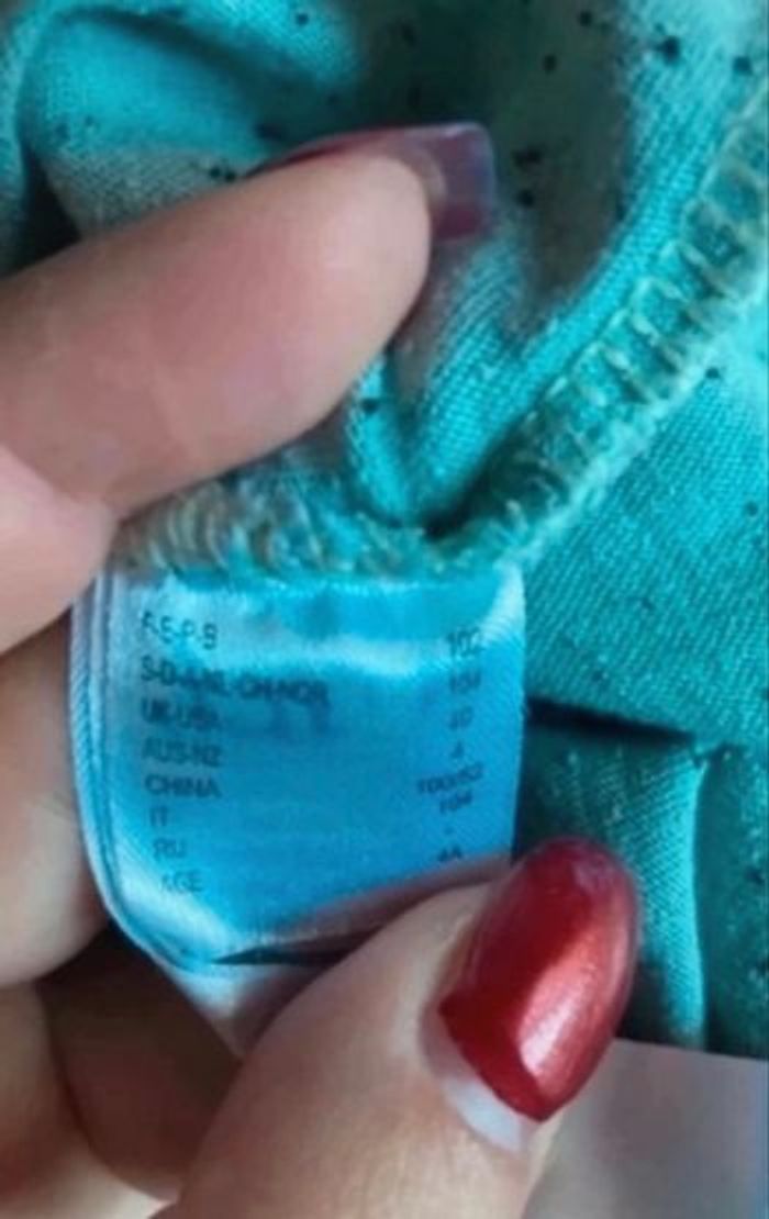 T-shirt / Sous pull manches longues TRÈS BON ÉTAT pour garçon taille 4 ans couleur bleu turquoise - photo numéro 5