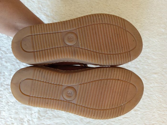 Chaussures à lacets et zip en cuir Bellamy en 31 - photo numéro 2
