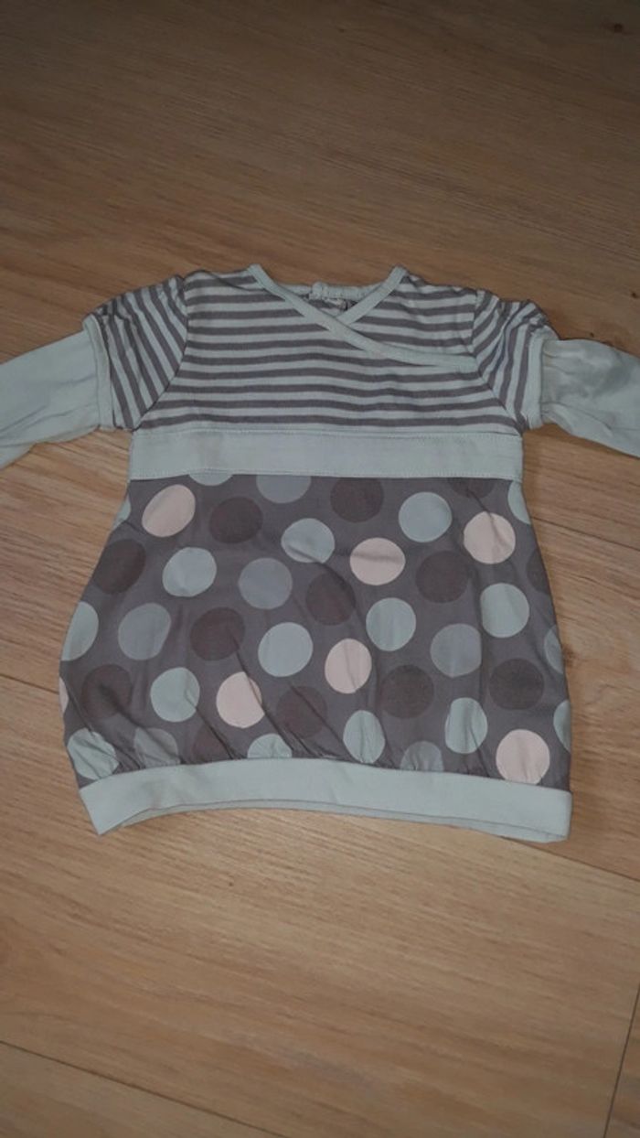 Tee-shirt manche longue t 12 mois