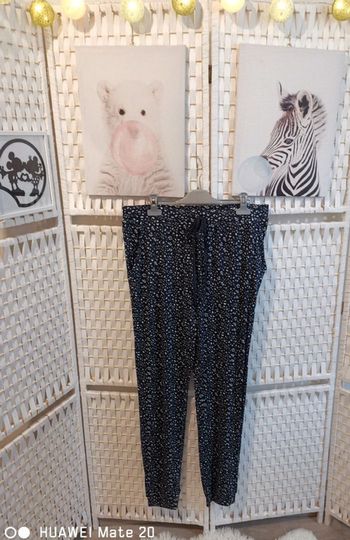 💕Jolie pantalon fluide imprimé fleuri femme TL / 40 la halle 💕