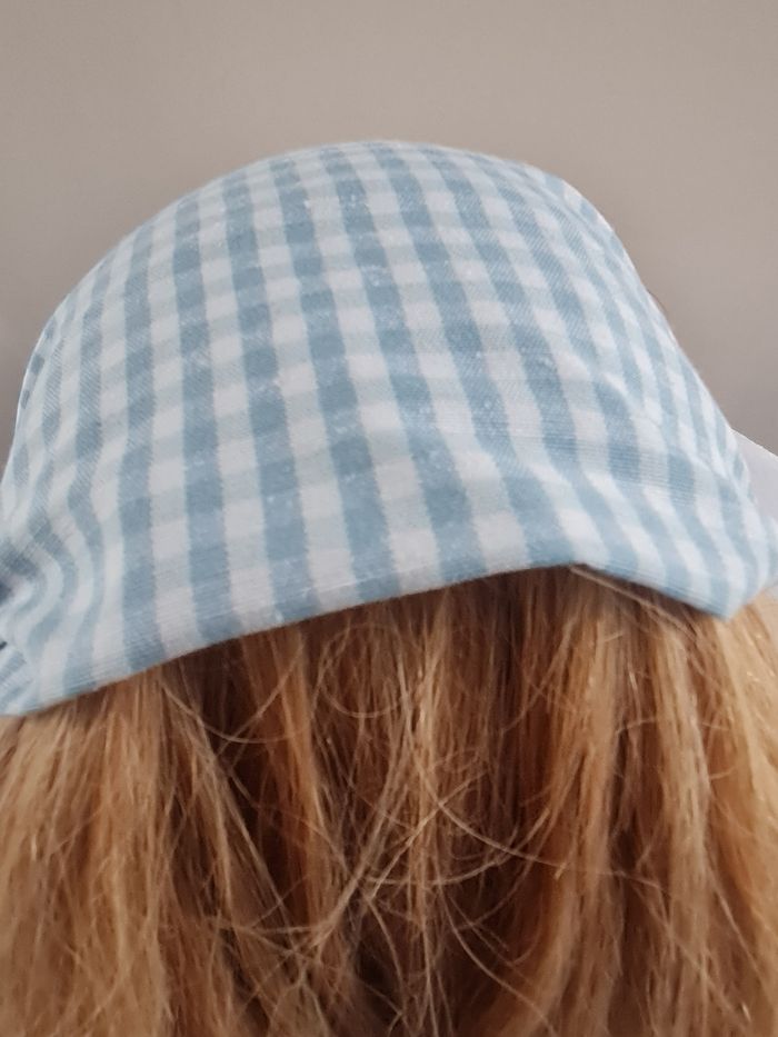 Bandeau fichu vichy - photo numéro 3