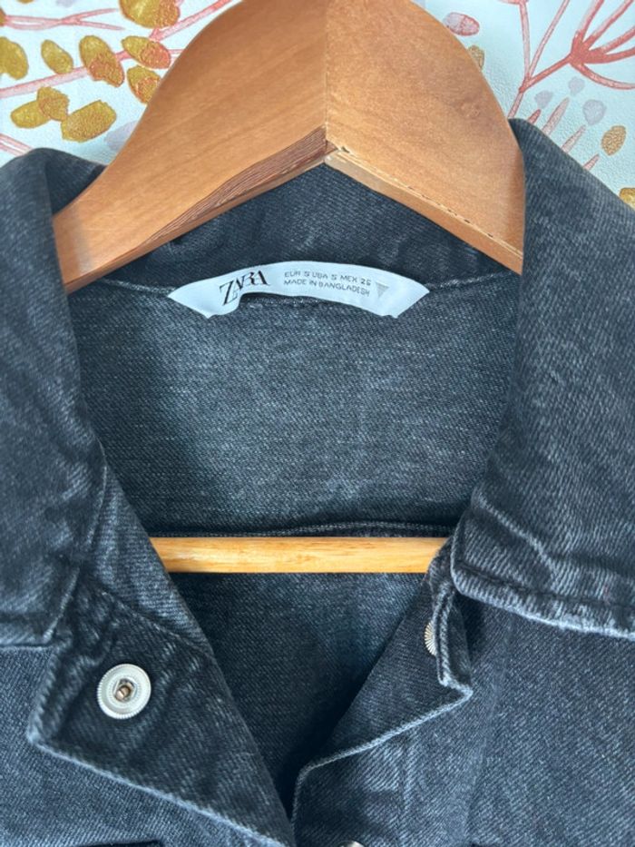 Robe en jean Zara noir - photo numéro 2