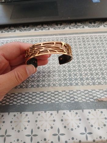 Bracelet en cuir creux double face - free