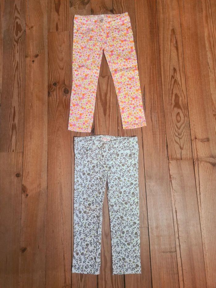 Lot de 2 pantalons pour bebe fille