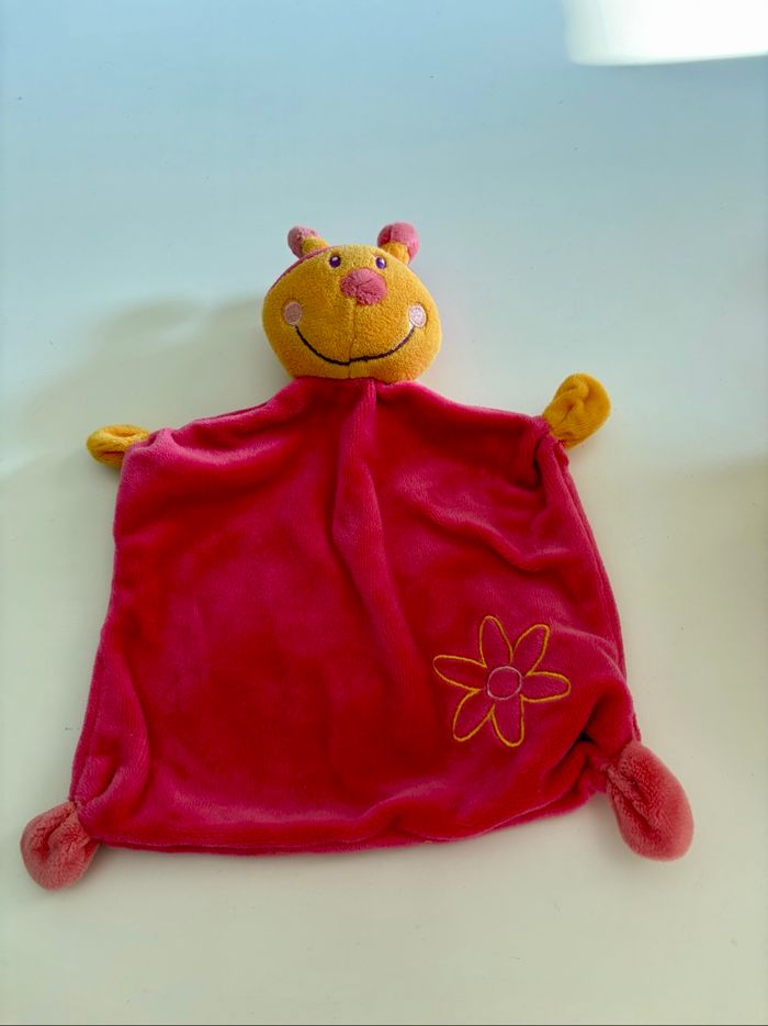 Doudou Peluche Rose et Orange C&A Baby Club – Pour Nouveau-né