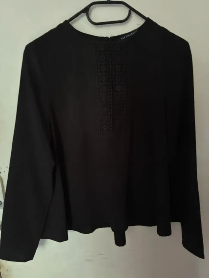 T-shirt/tunique brodée, Taille S, Clpshop neuf avec étiquette. - photo numéro 4