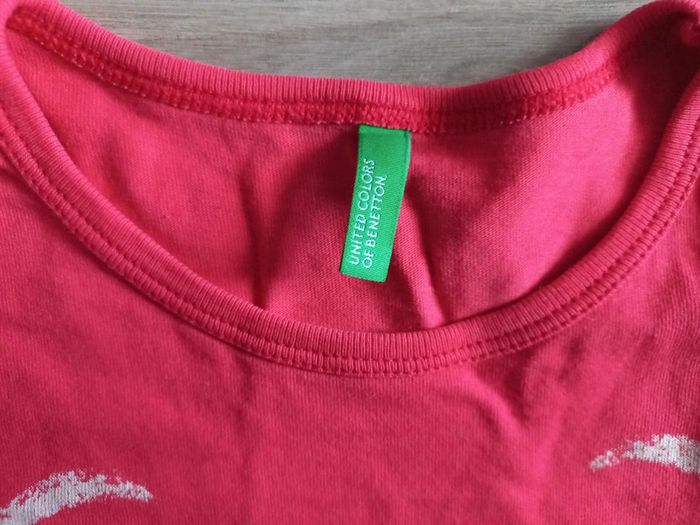 Tee-shirt longues manches 'Benetton' 7/8ans - photo numéro 2