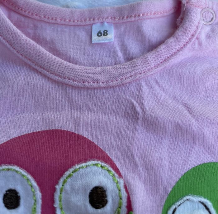 T-shirt manches longues bébé fille - photo numéro 2