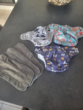 Lot 3 couches lavable-neuf