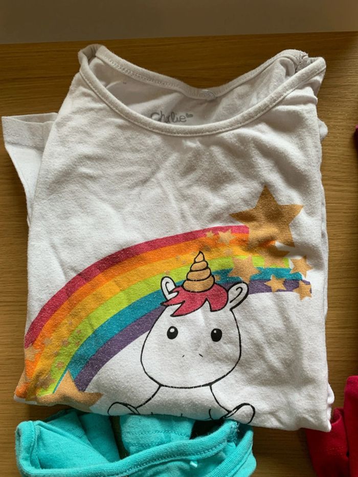 Lot 7 t-shirts sous pulls manches longues - photo numéro 2