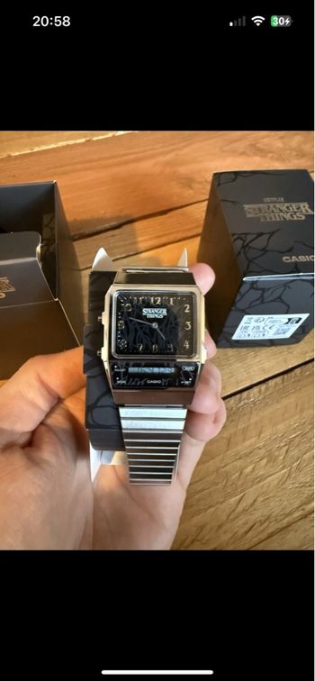 Montre Casio x Stranger Things