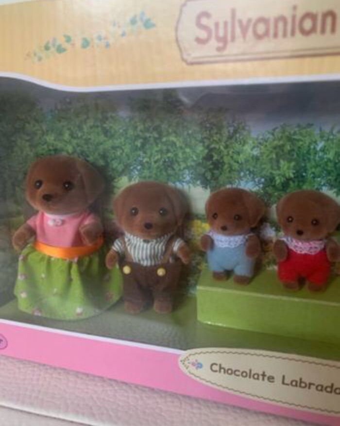 Chocolate labrador family 5730 sylvanian families - photo numéro 3