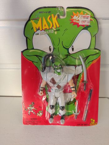 Figurine the mask the animated séries ninja white toy island 1997 neuve sous blister