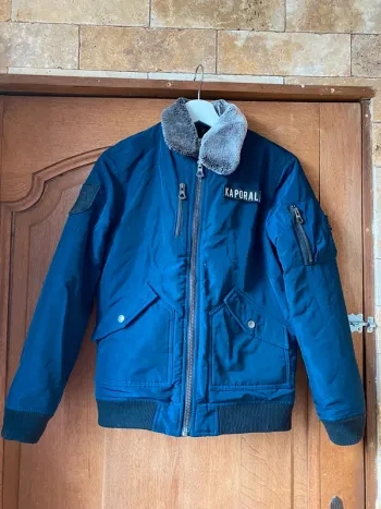 Manteau kaporal garçon bleu