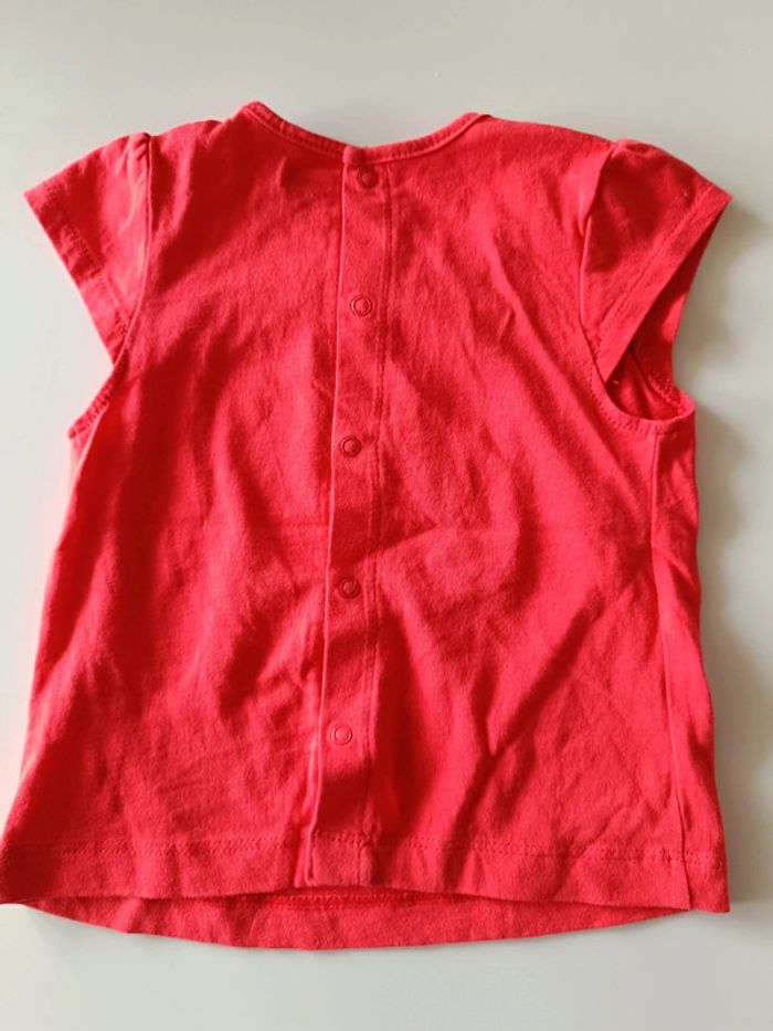 T shirt rouge 9mois - photo numéro 3