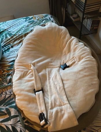 Pouf bébé doomoo avec balancelle