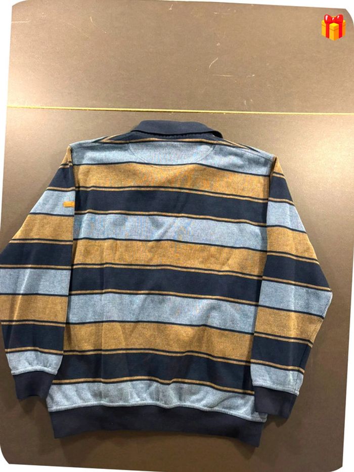 Pull Vintage Y2K Ethnic blue Taille XL - photo numéro 4