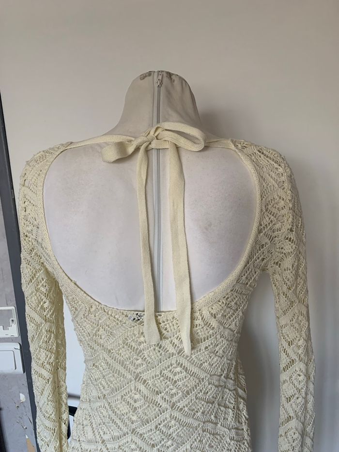 Pull écru dos nu - photo numéro 3