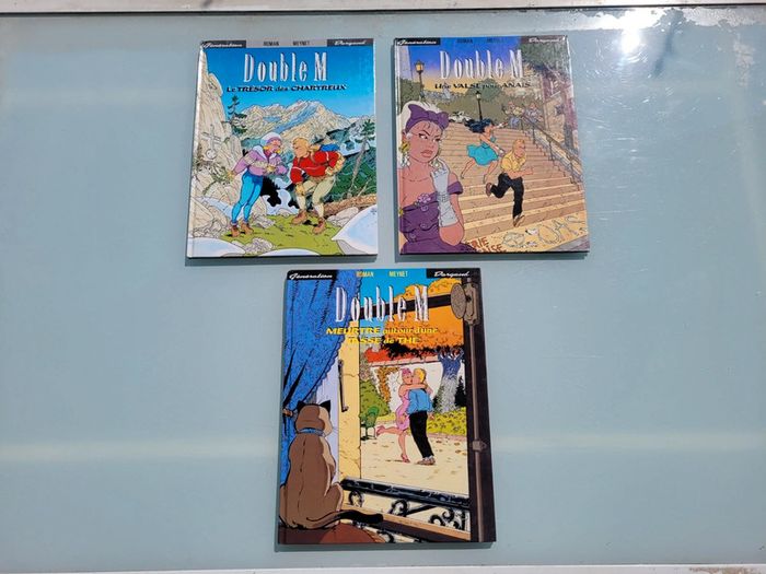 BD Double M tomes 1 à 3, éditions originales cotées