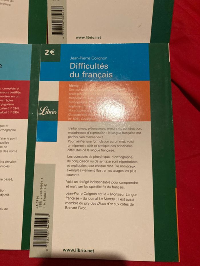 Lot de 4 livres de français - photo numéro 10