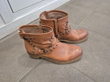 Bottines cuir marron taille 39