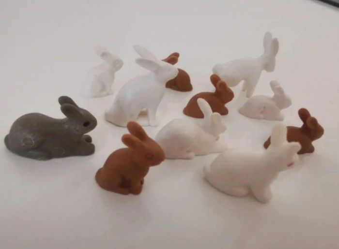 Playmobil lot animaux lapin lapereau - photo numéro 2