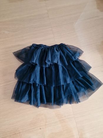 Jupe marine à volant 3 ans 96cm