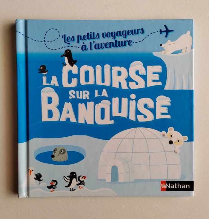 Livre Mcdo - La course sur la banquise, les petits voyageurs à l'aventure