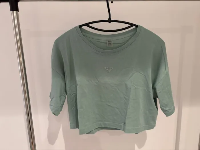 Tee-shirt croc top vert d’eau