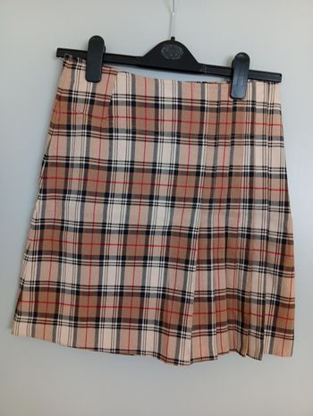 Jupe à carreaux t34/36