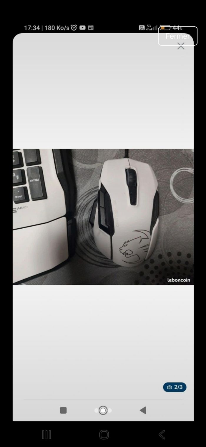 Clavier souris  roccat horde - photo numéro 2