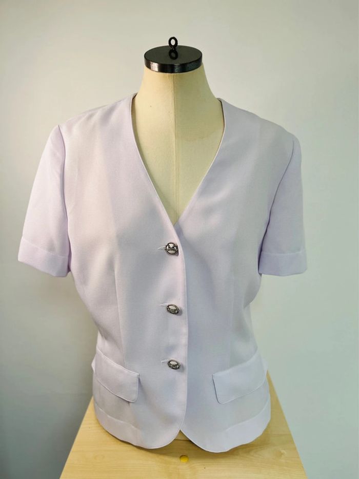 Veste manche courte tailleur