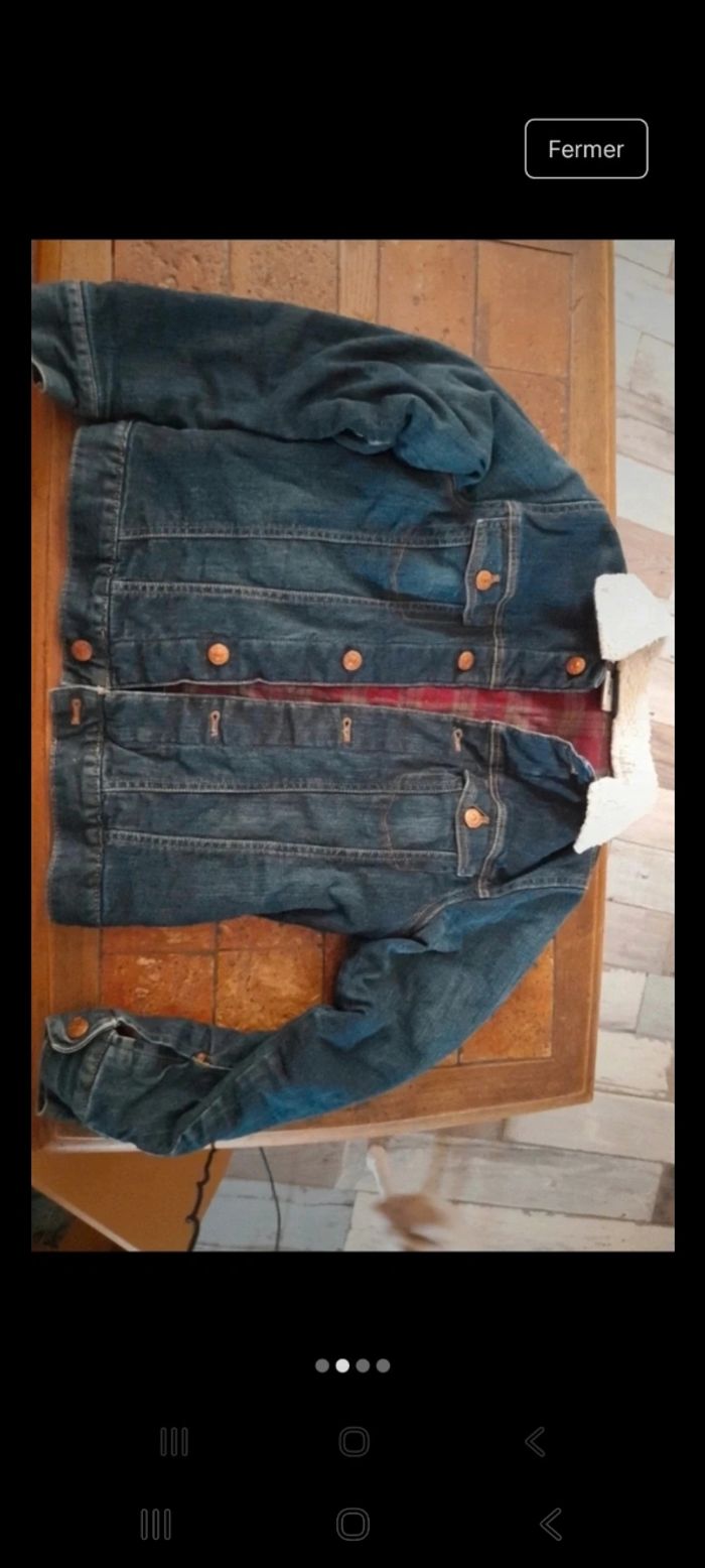 Veste en jean (chaude)