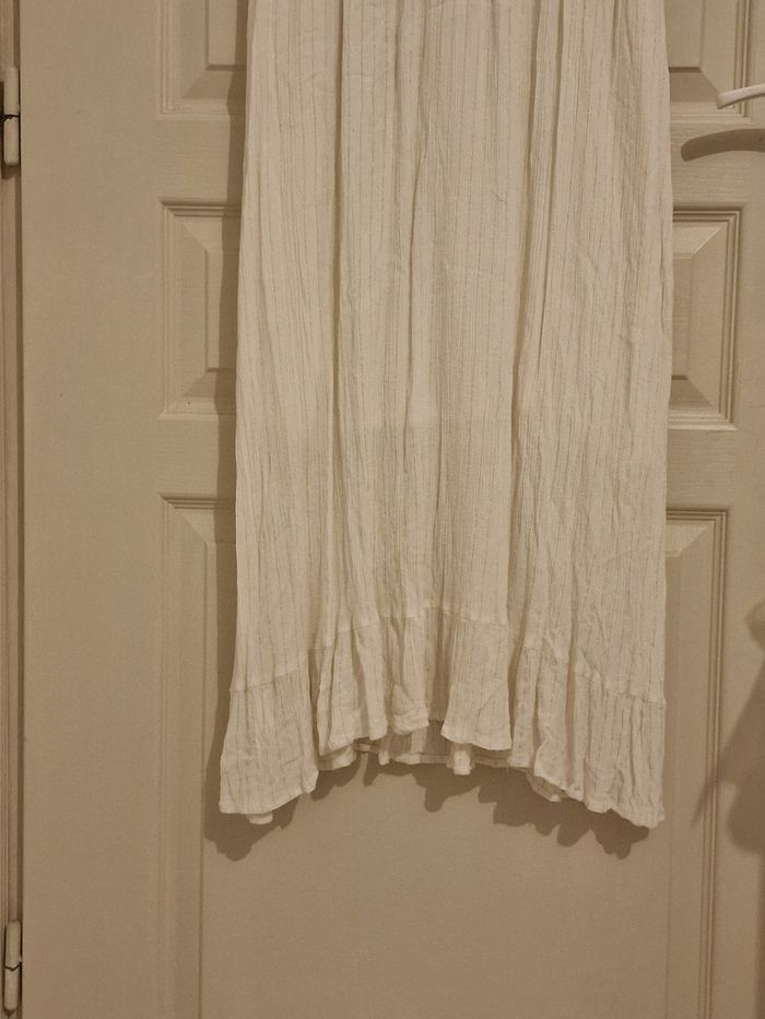 Robe Longue Blanc Cassé Style Bohème - photo numéro 3