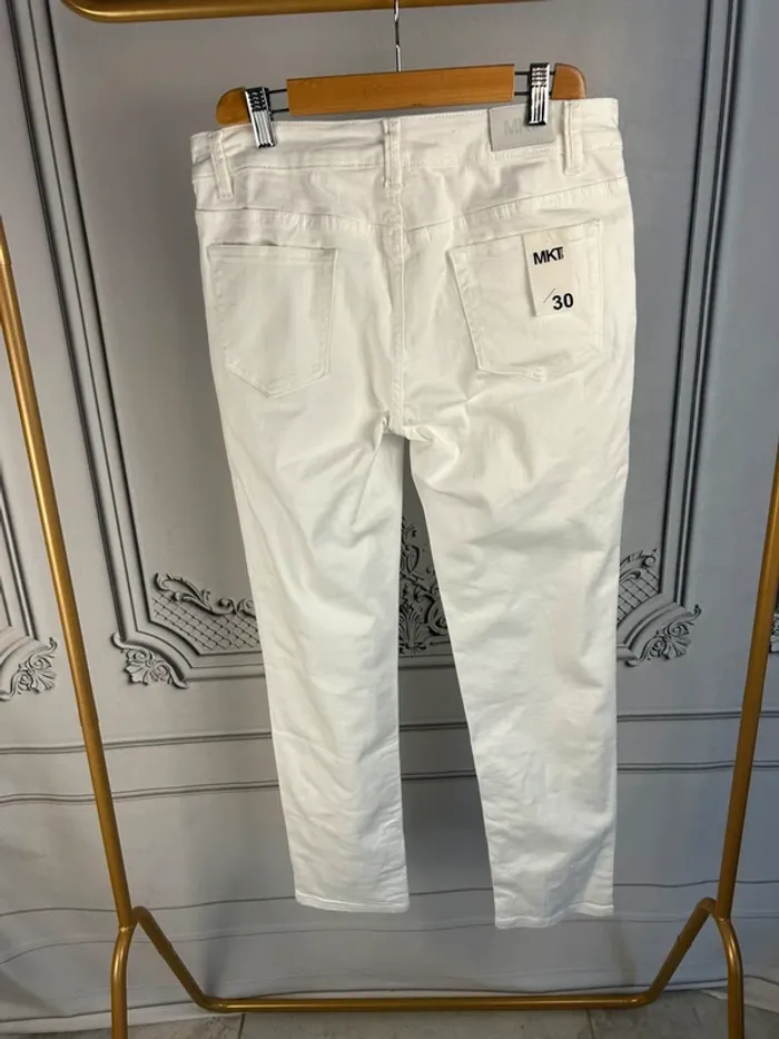Jean blanc Slim MKT studio W30 neuf - photo numéro 5