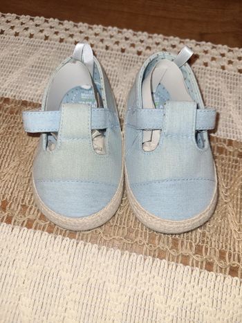 Chaussons bebe bleus 12/18 mois