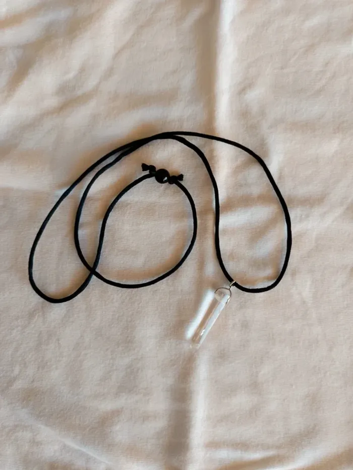 Collier énergie en pierre naturelle pierre de lune lithothérapie - photo numéro 2