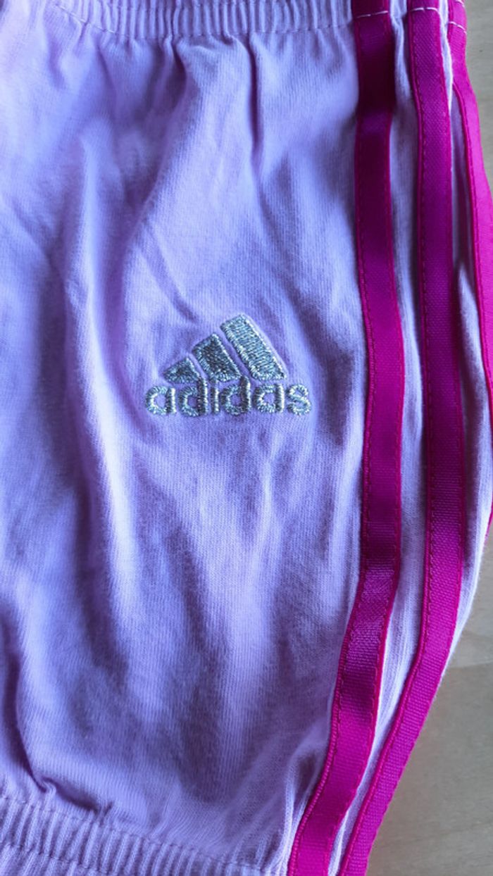 Short rose, fille, Adidas, 6 mois - photo numéro 5