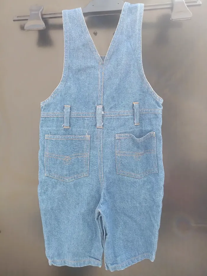 Salopette mixte en jeans - photo numéro 2