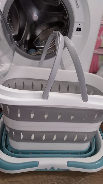 Panier à linge pliable