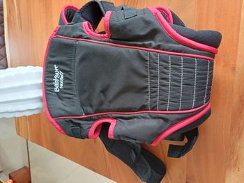 Porte-Bébé Ventral Babysun Nursery Noir et Rouge TBE (Très Bon État)