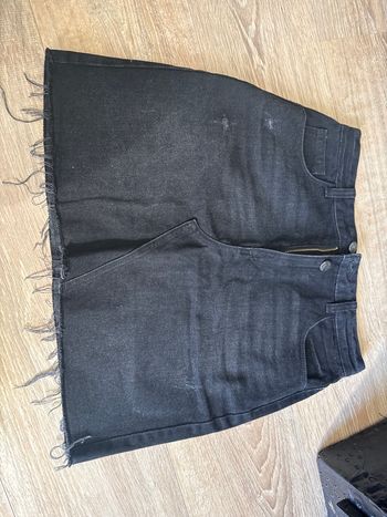 Jupe en jeans  noire