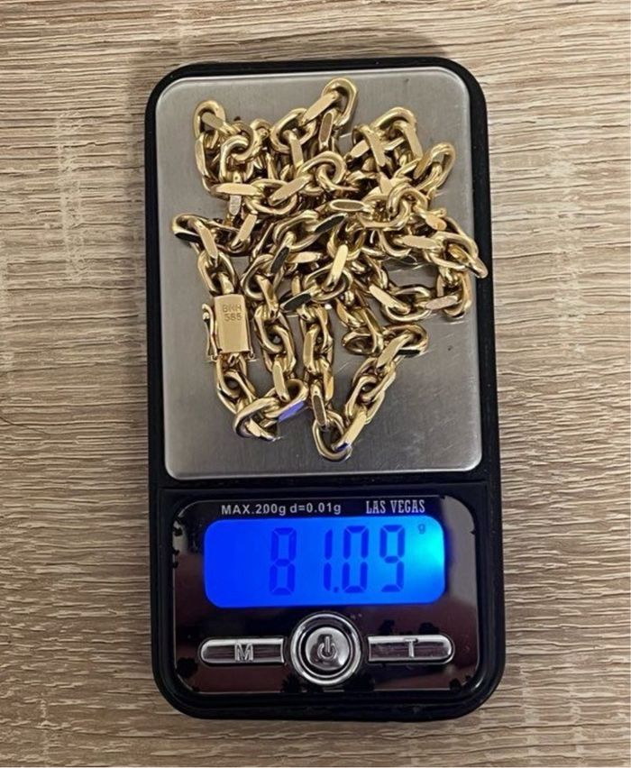 Chaîne en or jaune 14 carats (585) – 56 cm – 81,09 g – Neuve - photo numéro 2