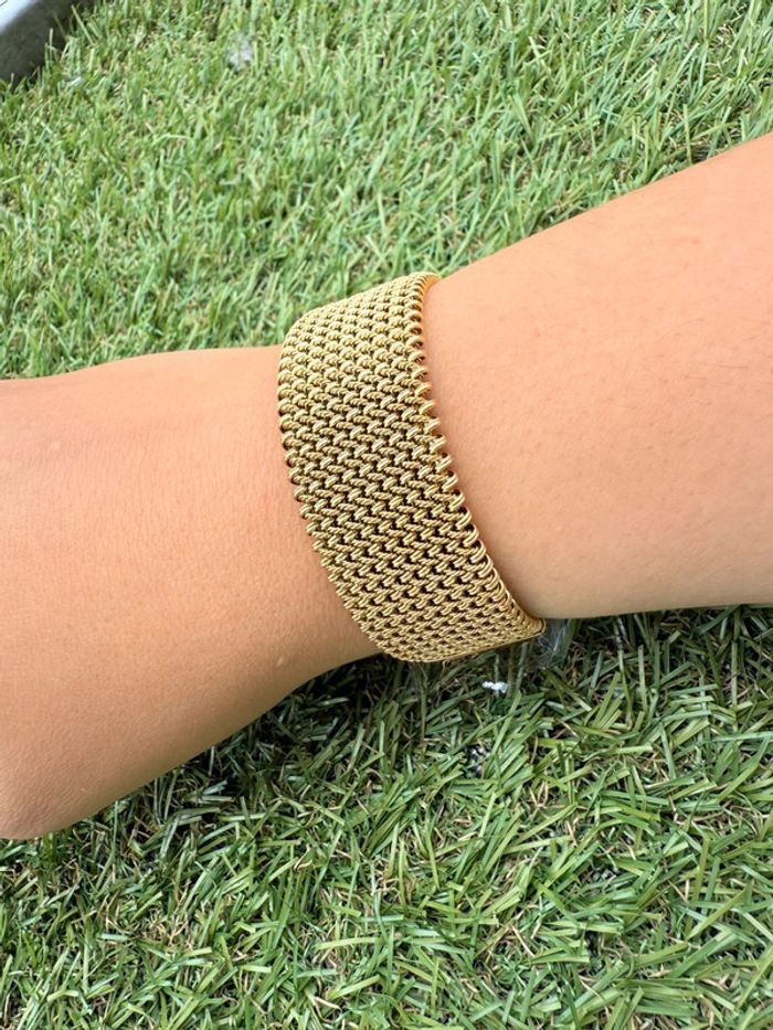 Bracelet en maille doré - photo numéro 3