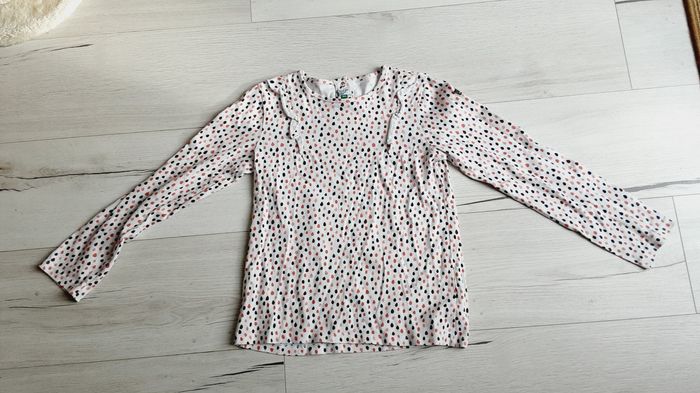 Vêtement fille tee-shirt manches longues Elle est ou la mer 10 ans