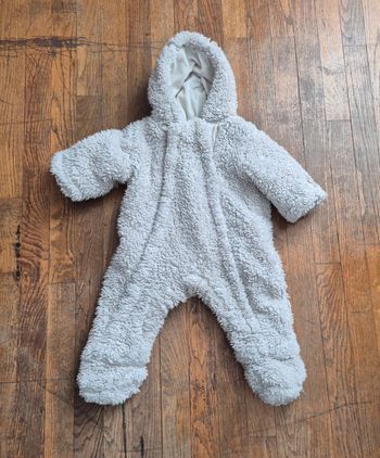 Combipilote fourrure blanc cassé sergent major Taille 9 mois