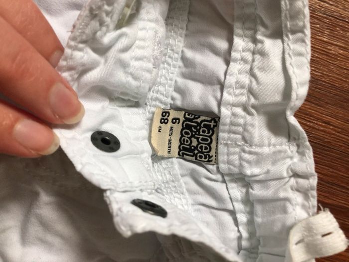 Pantalon blanc 6 mois - photo numéro 5